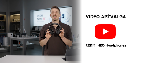Redmi Neo Headphones apžvalga