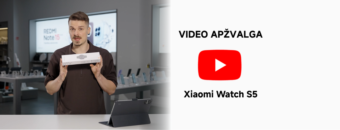Xiaomi Watch S5 apžvalga