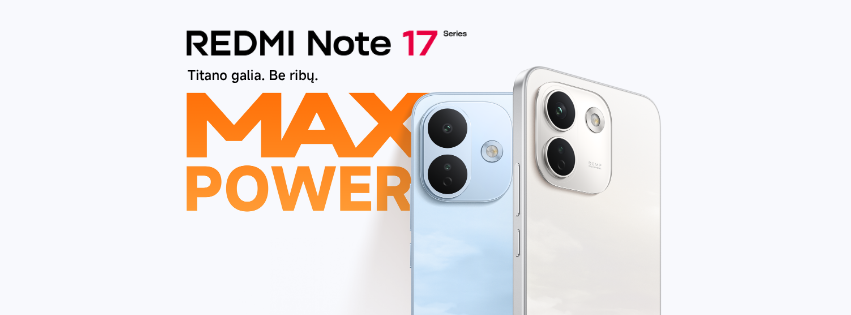 REDMI Note 17 Pro ir Pro Max