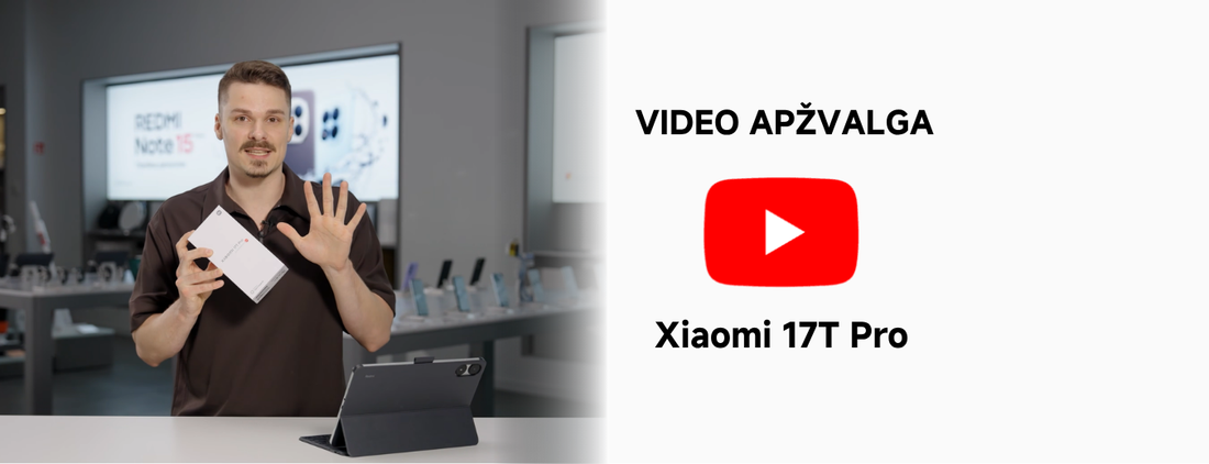 Xiaomi 17T Pro apžvalga