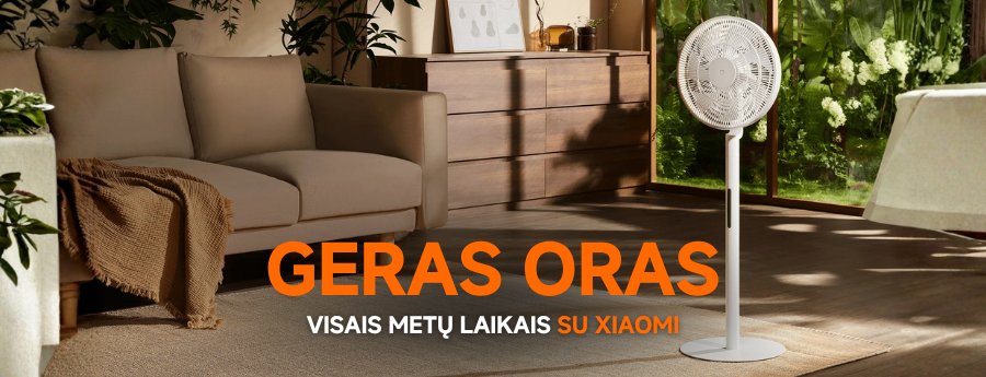 Geras oras visais metų laikais su Xiaomi. Oro sprendimų palyginimas