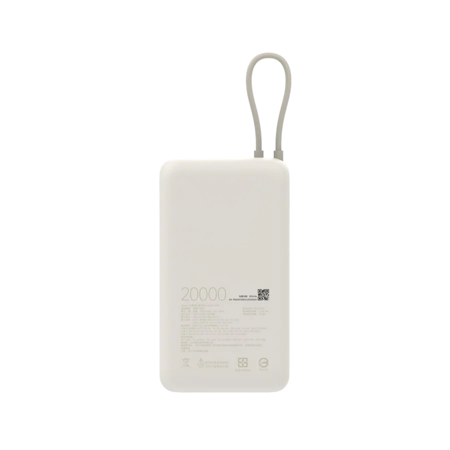 Xiaomi 33W Power Bank 20000mAh (Integruotas kabelis)