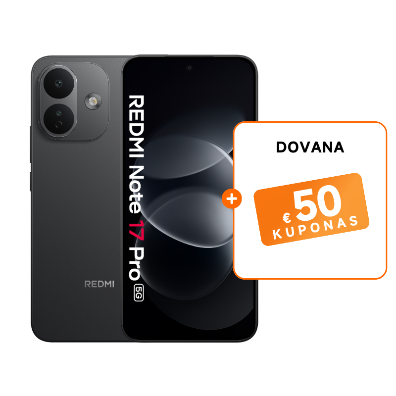 Redmi Note 17 Pro 5G + Kuponas