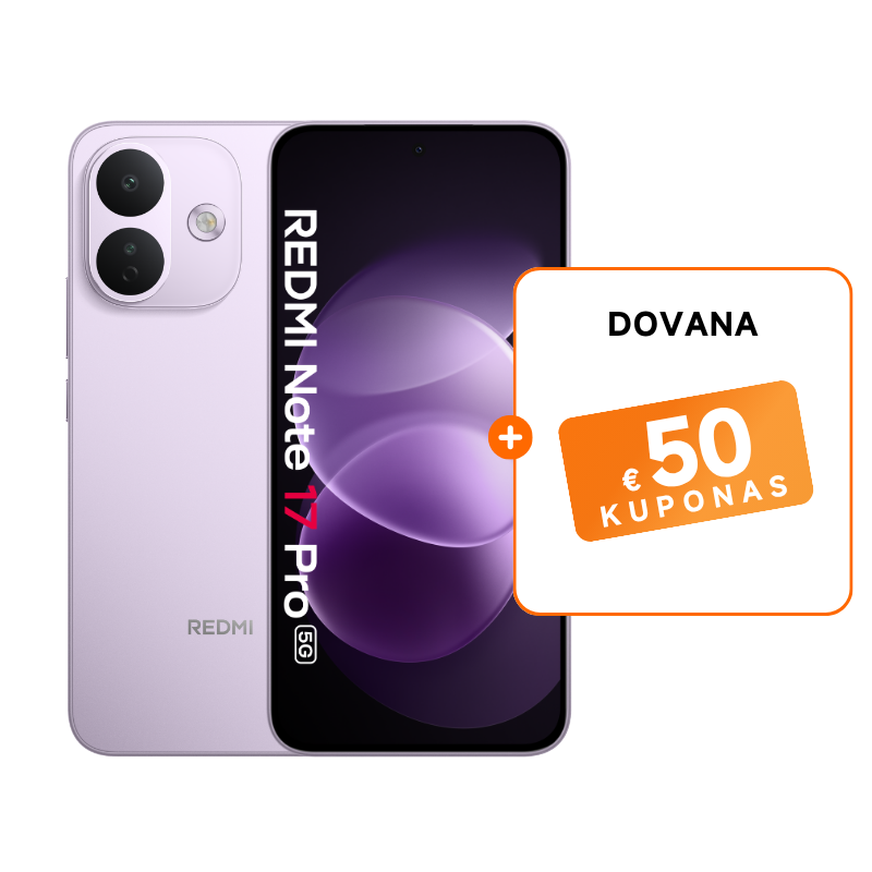 Redmi Note 17 Pro 5G + Kuponas