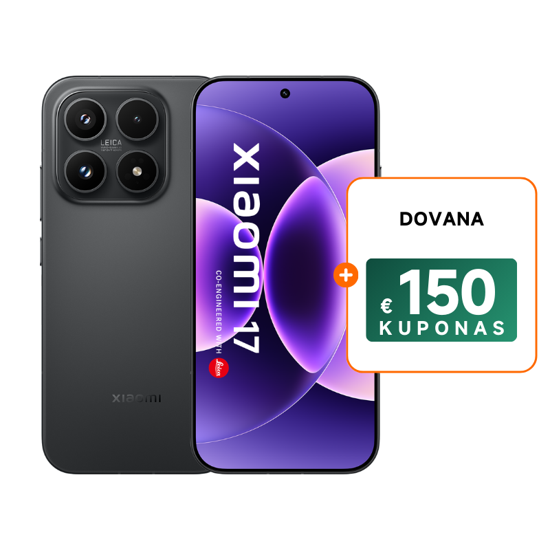 Xiaomi 17 256 GB + Kuponas
