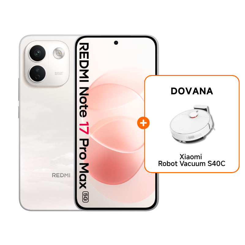 Redmi Note 17 Pro Max 5G + Robotas siurblys