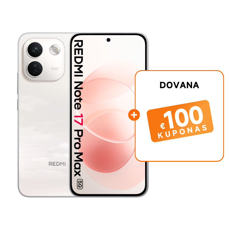 Redmi Note 17 Pro Max 5G + Kuponas