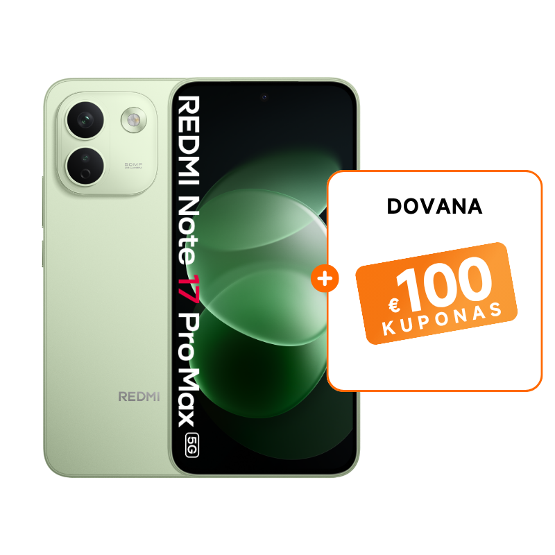 Redmi Note 17 Pro Max 5G + Kuponas