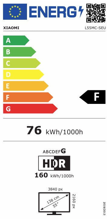 Spustelėkite, jei norite peržiūrėti energijos vartojimo efektyvumo etiketę