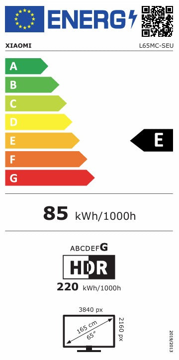 Spustelėkite, jei norite peržiūrėti energijos vartojimo efektyvumo etiketę