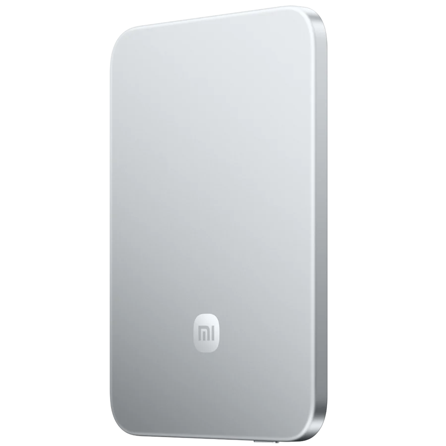 Xiaomi UltraThin Magnetic Power Bank 5000 15W – Sidabrinė